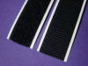 Klettband Selbstklebend 21mm 2 x 50cm Schwarz