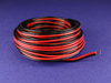 PVC Litze/Kabel 2 x 0,25mm² 5m Rot - Schwarz Made in Germany